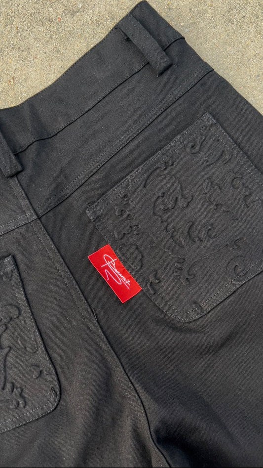 16 O.Z. BACCARAT DOUBLE KNEE DENIM SHORTS